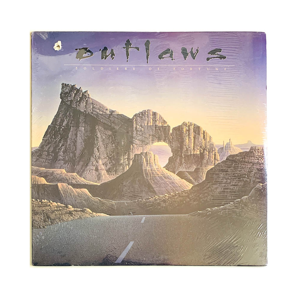 Outlaws LP Soldiers Of Fortune  kansi EX levy EX Käytetty LP