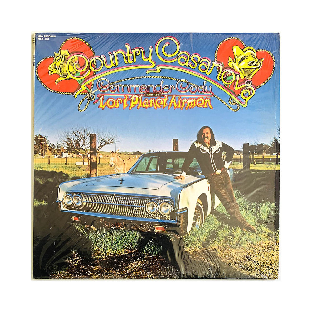 Commander Cody And His Lost Planet Airmen 1973 MCA-661 Country Casanova Begagnat LP