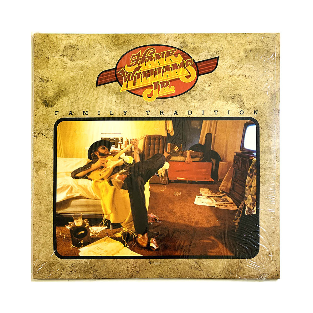 Williams Hank Jr. LP Family Tradition  kansi EX levy EX Käytetty LP