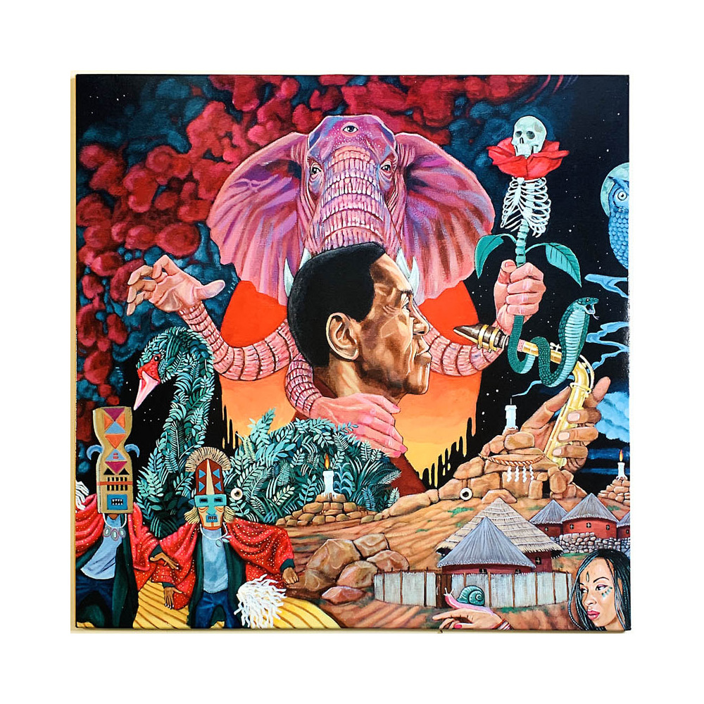 Sonny Simmons & Moksha Samnyasin LP Nomadic  kansi EX- levy EX Käytetty LP
