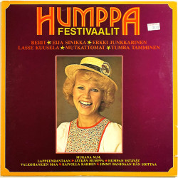 Mutkattomat, Berit, Erkki Junkkarinen LP Humppafestivaalit  kansi EX- levy EX Käytetty LP