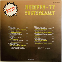 Raimo Piipponen, Alpo Pellinen, Reijo Viita LP Humppa -77 Festivaalit  kansi EX levy EX Käytetty LP