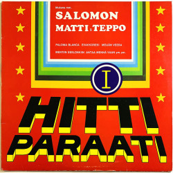 Salomon, Raenhold Raevo,Matti ja Teppo LP Hittiparaati I  kansi EX levy EX Käytetty LP