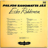 Rahkonen Esko 1977 SATLP 1036 Paljon sanomatta jää Begagnat LP
