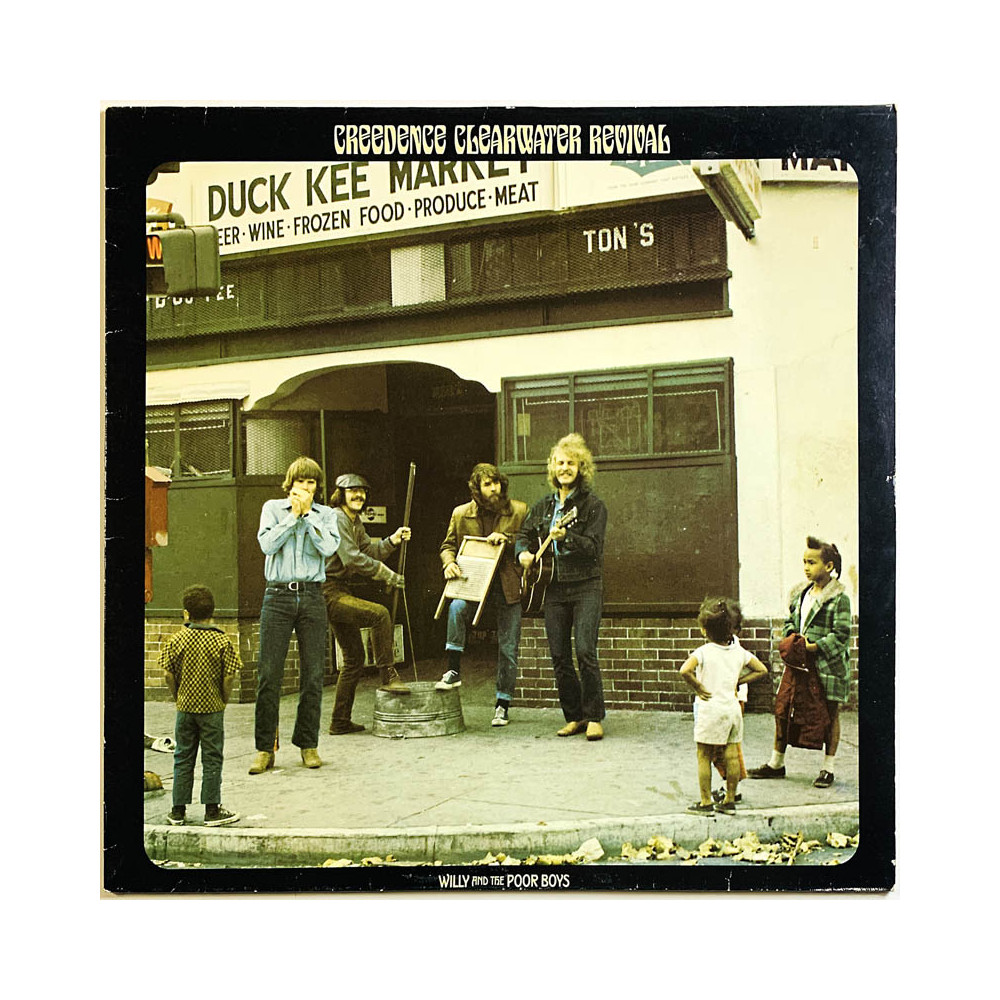 Creedence Clearwater Revival LP Willy and the Poor Boys  kansi VG+ levy EX Käytetty LP