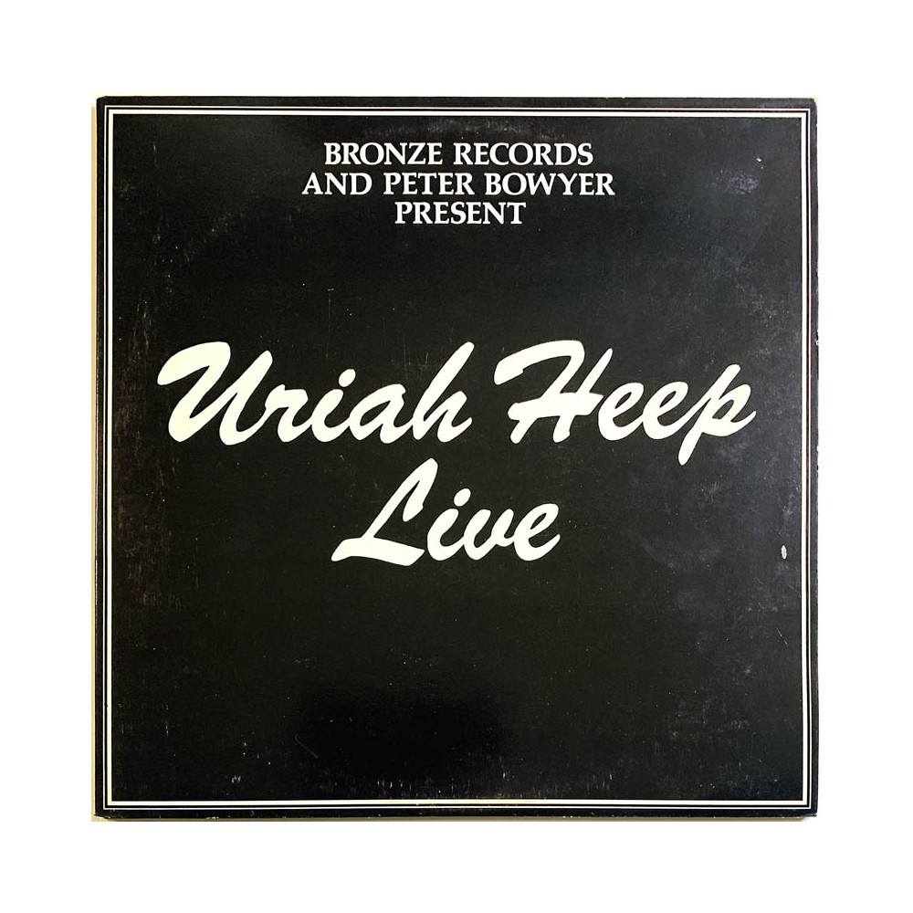 Uriah Heep LP Live 2LP  kansi EX levy EX Käytetty LP