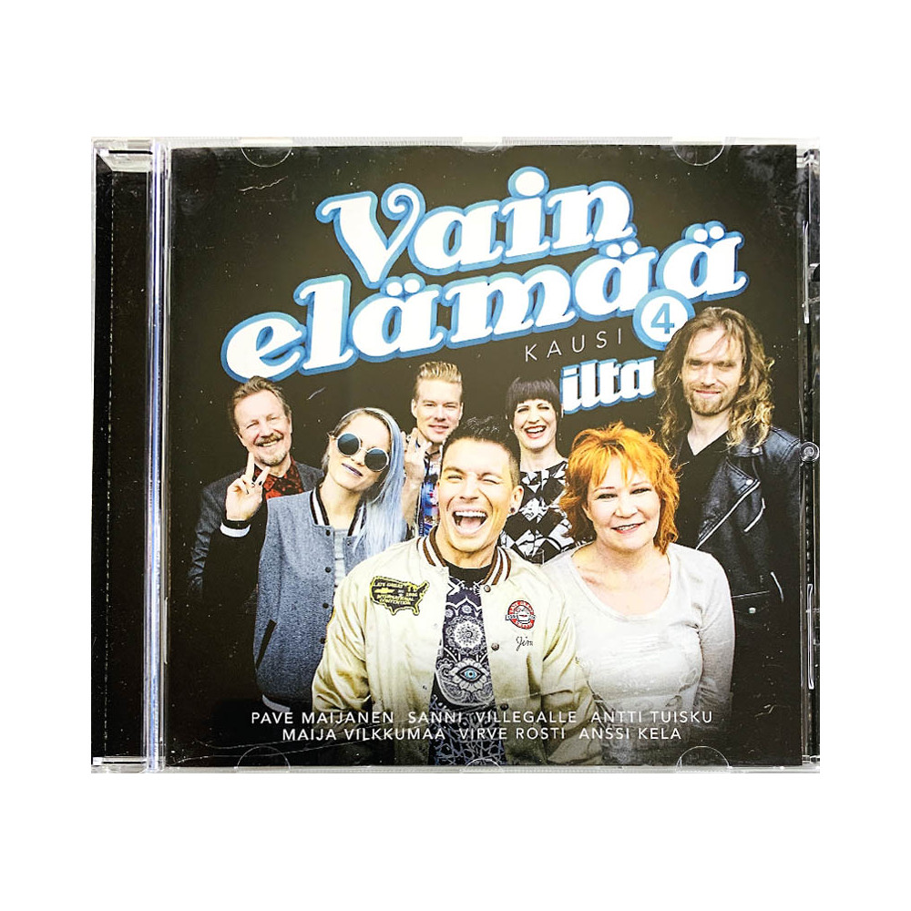 VilleGalle, Anssi Kela, Maija Vilkkumaa CD Vain elämää kausi 4  kansi EX levy EX Käytetty CD