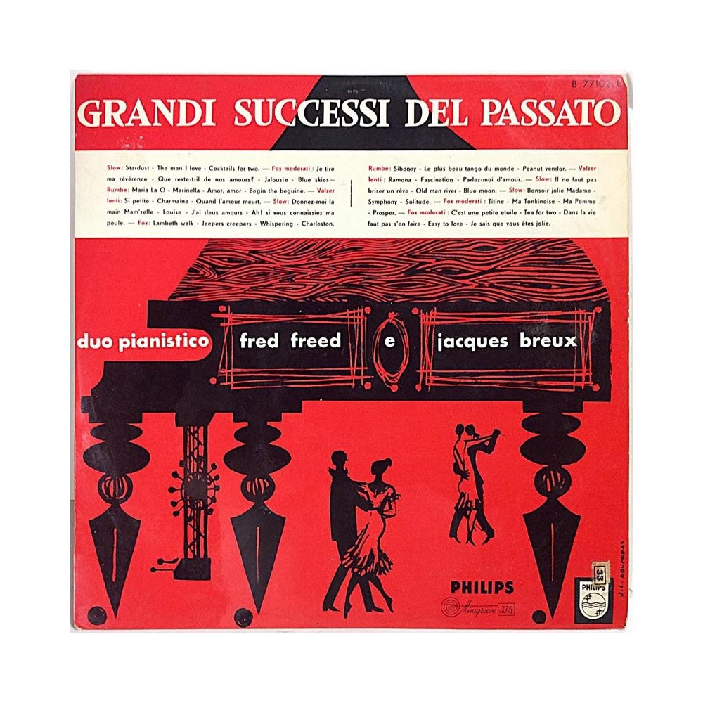 Fred Freed e Jacques Breux: Grandi Successi Del Passato - Käytetty LP VG+ / G