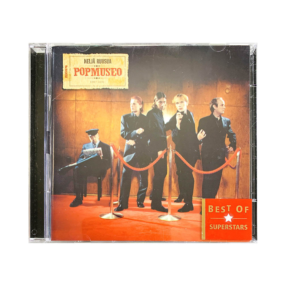 Neljä Ruusua  CD Popmuseo 2CD  kansi EX levy EX- Käytetty CD