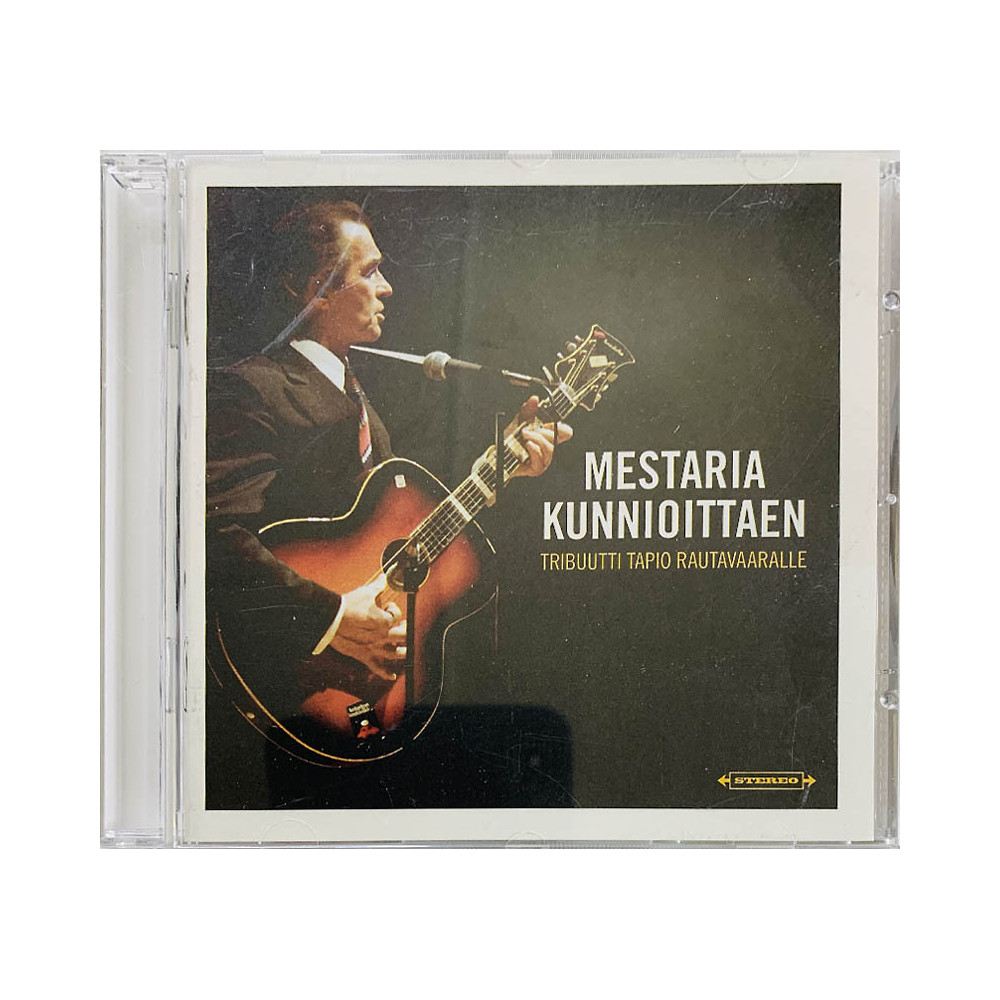 Tribuutti Tapio Rautavaaralle CD Mestaria kunnioittaen  kansi EX levy EX Käytetty CD