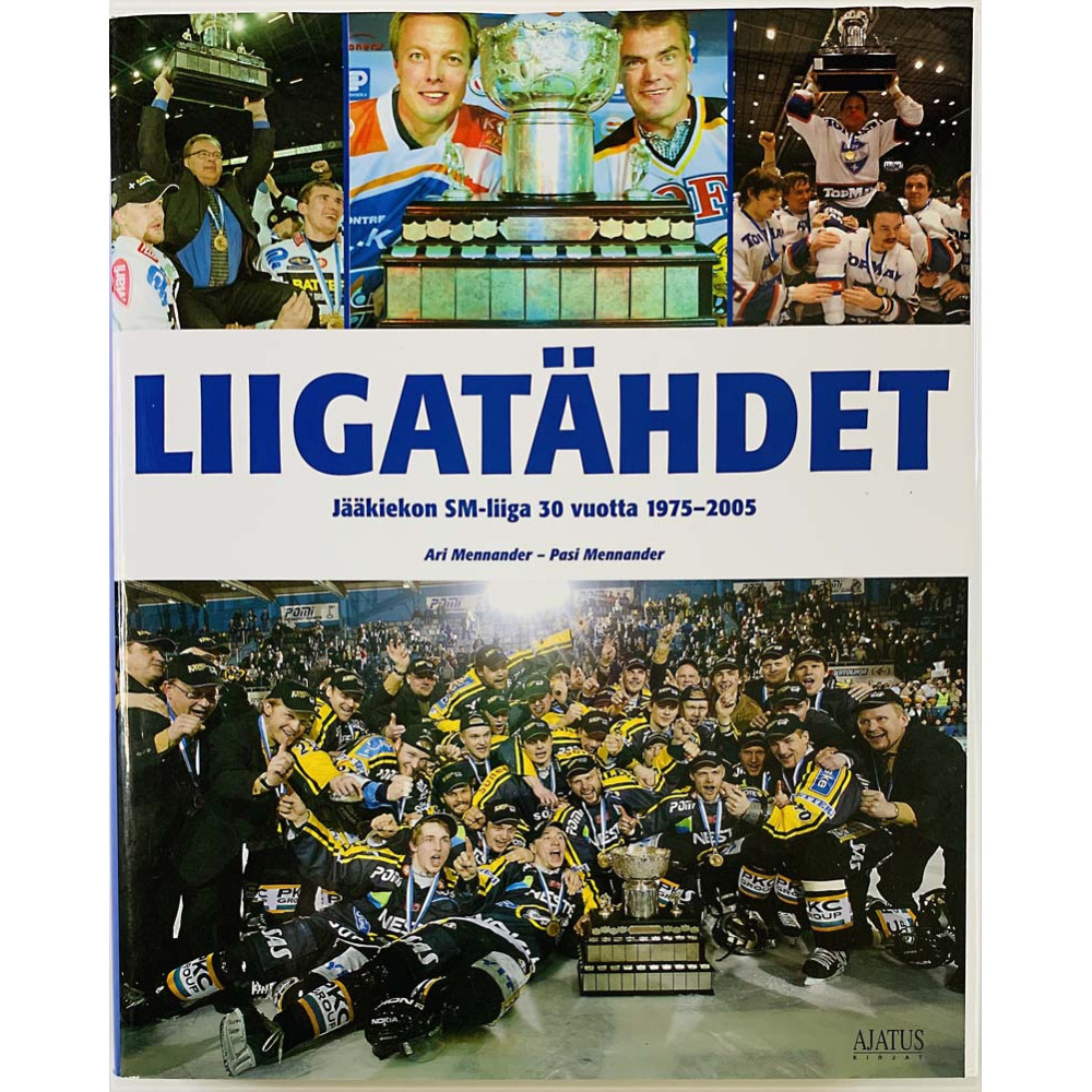 Liigatähdet - Ari ja Pasi Mennander 2004 ISBN 951-20-6684-x Jääkiekon SM-liiga 30 vuotta 1975-2005 Käytetty kirja