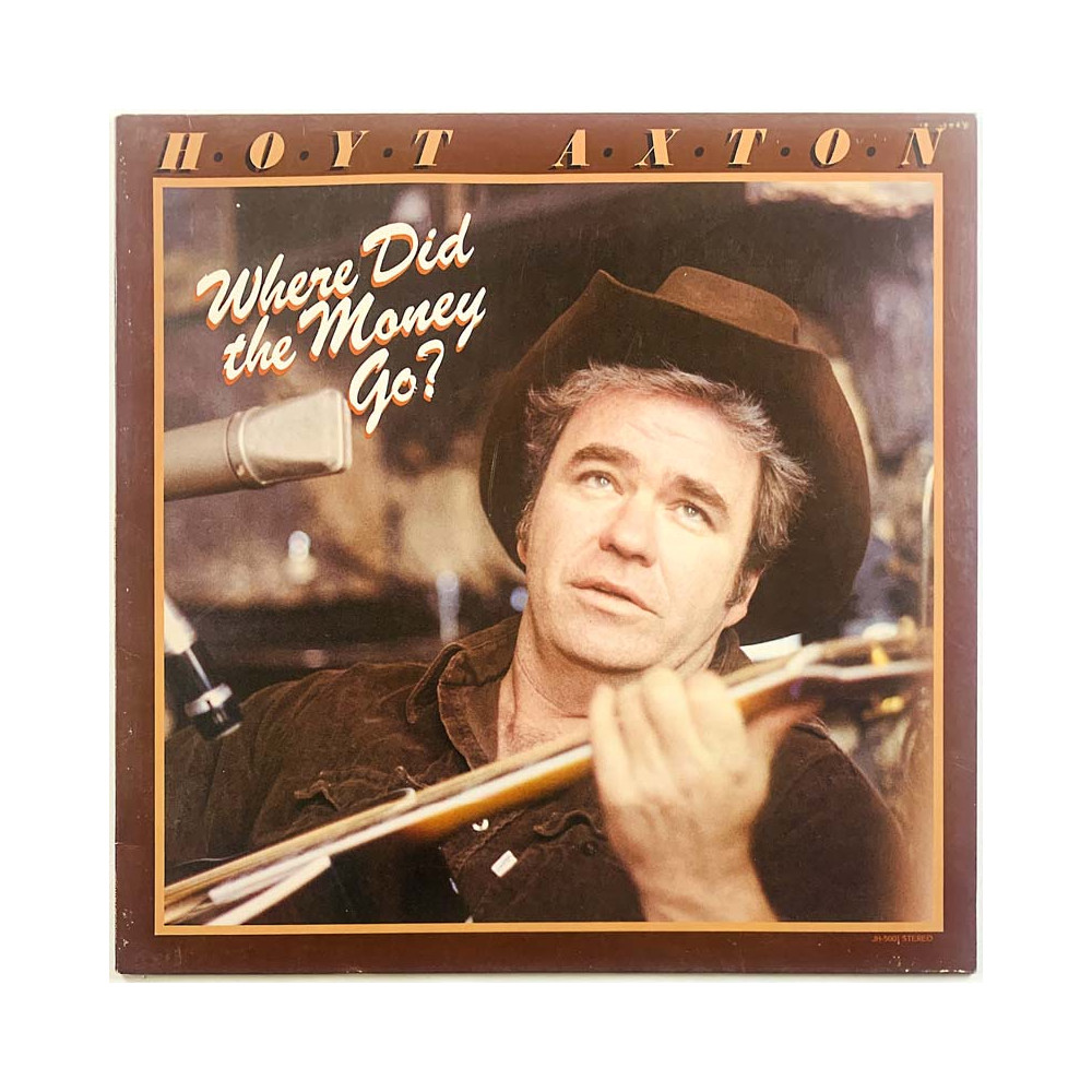 Axton Hoyt LP kansi Where Did The Money Go?  kansi EX levy ei levyä kansi ilman levyä