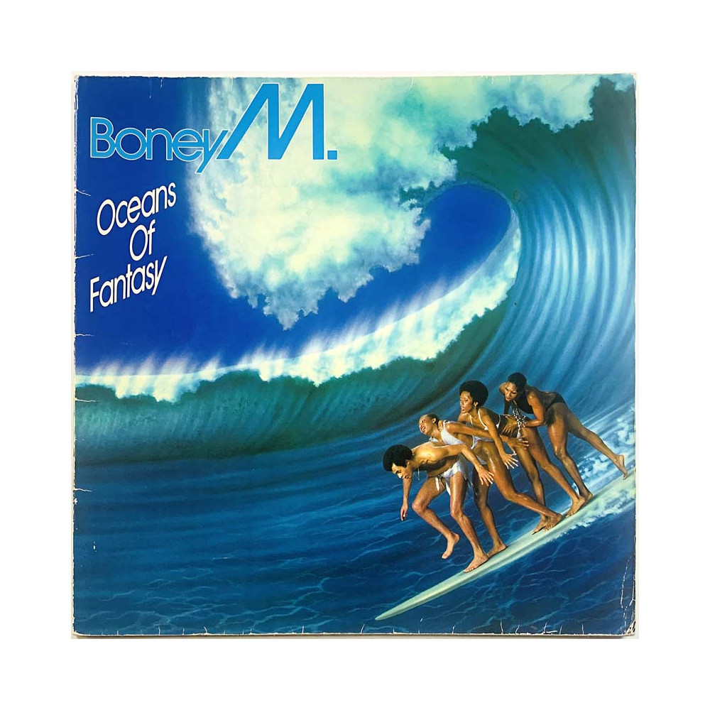 Boney M. LP kansi Ocean of fantasy julistekansi  kansi VG levy ei levyä kansi ilman levyä