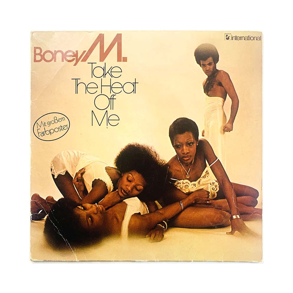 Boney M. LP kansi Take The Heat Of Me  kansi VG levy ei levyä kansi ilman levyä