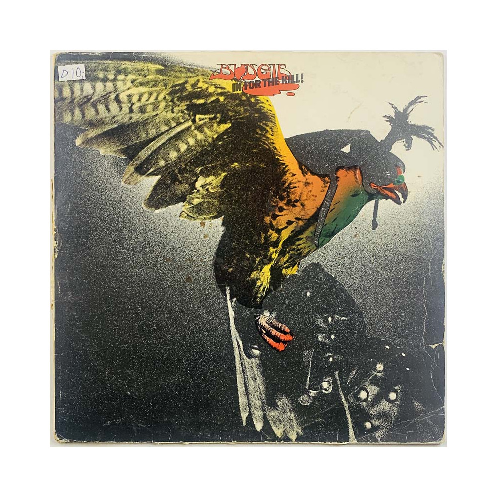 Budgie LP kansi In for the kill!  kansi G levy ei levyä kansi ilman levyä