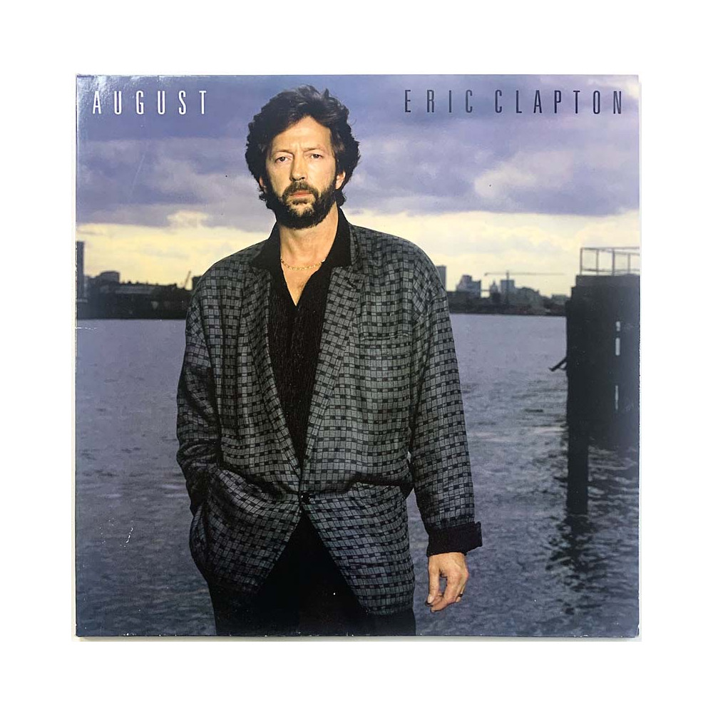 Clapton Eric LP kansi August  kansi EX- levy ei levyä kansi ilman levyä