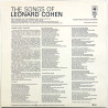 Cohen Leonard LP kansi Songs of  kansi EX- levy ei levyä kansi ilman levyä