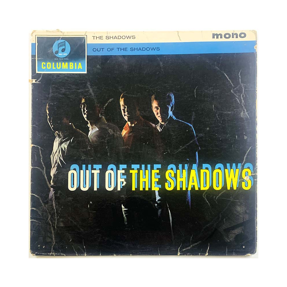 Shadows 1962 33SX 1458 Out of the Shadows omslag utan vinyl