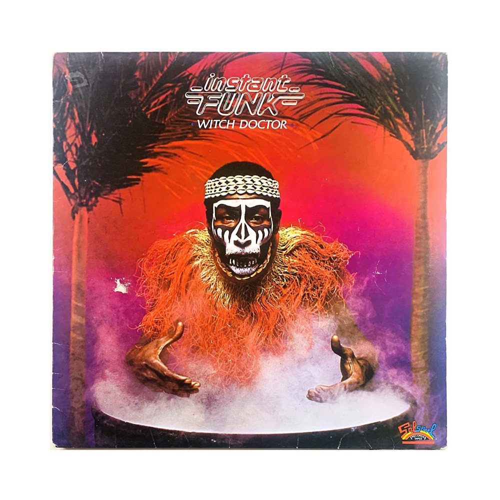 Instant Funk LP kansi Witch Doctor  kansi VG- levy ei levyä kansi ilman levyä
