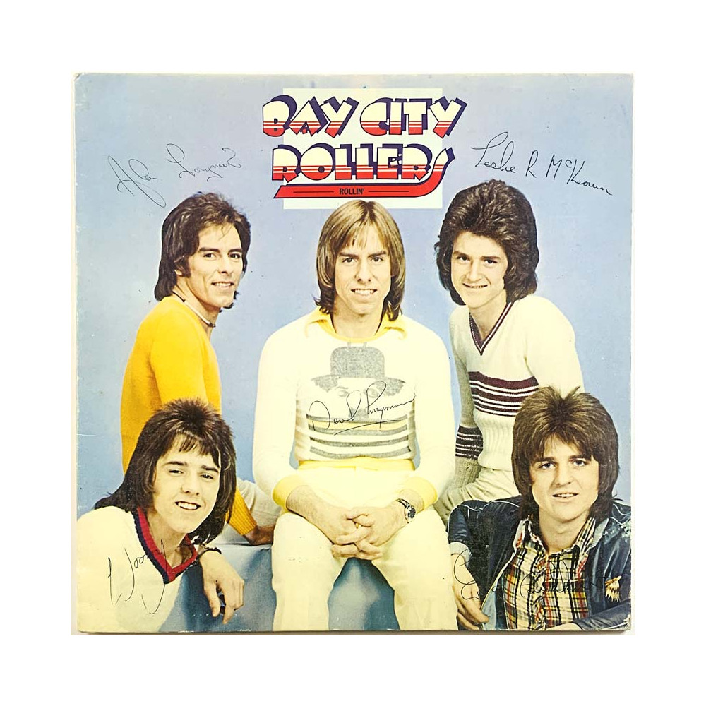 Bay City Rollers 1974 BELLS 244 Rollin’ omslag utan vinyl