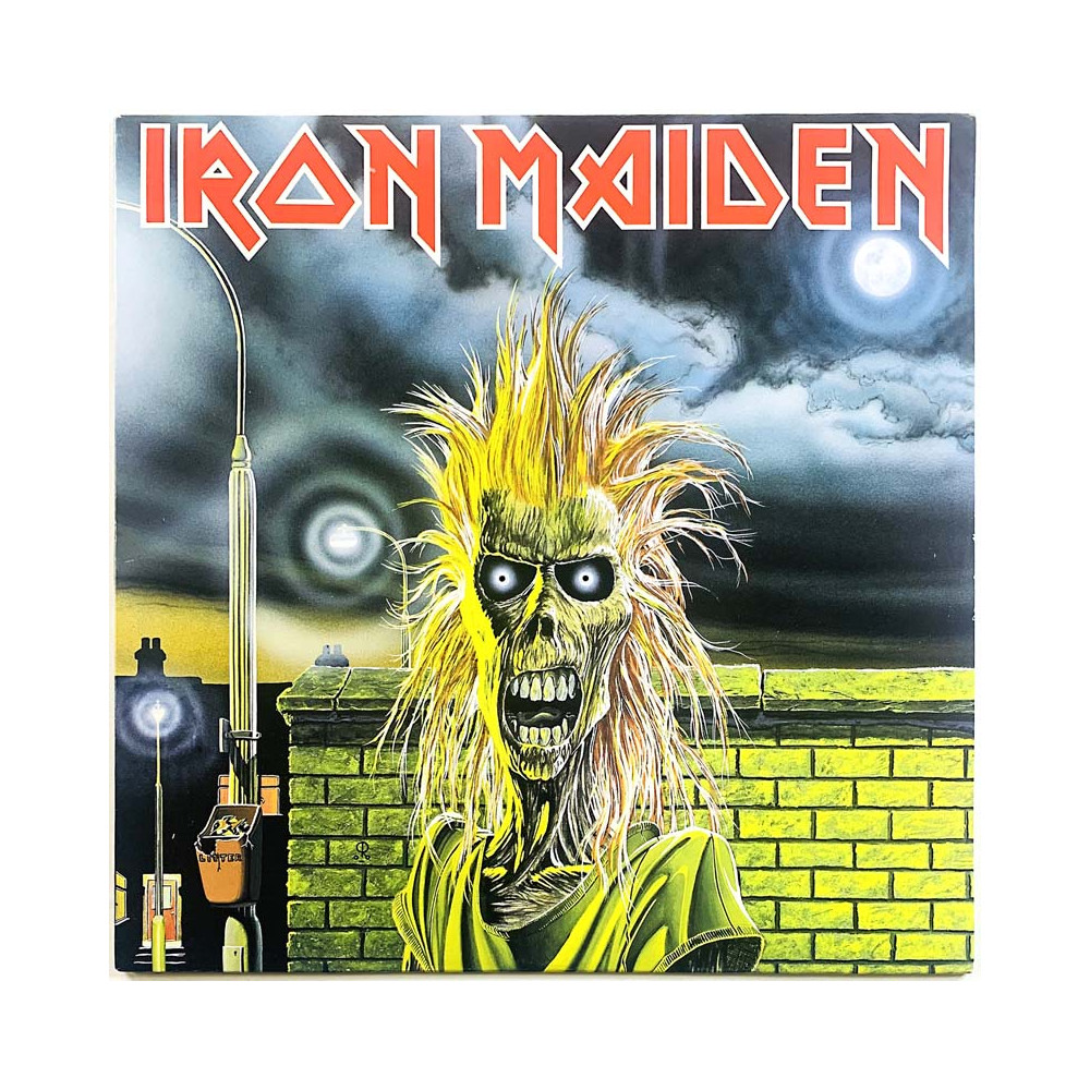 Iron Maiden LP kansi Iron Maiden -80  kansi EX levy ei levyä kansi ilman levyä