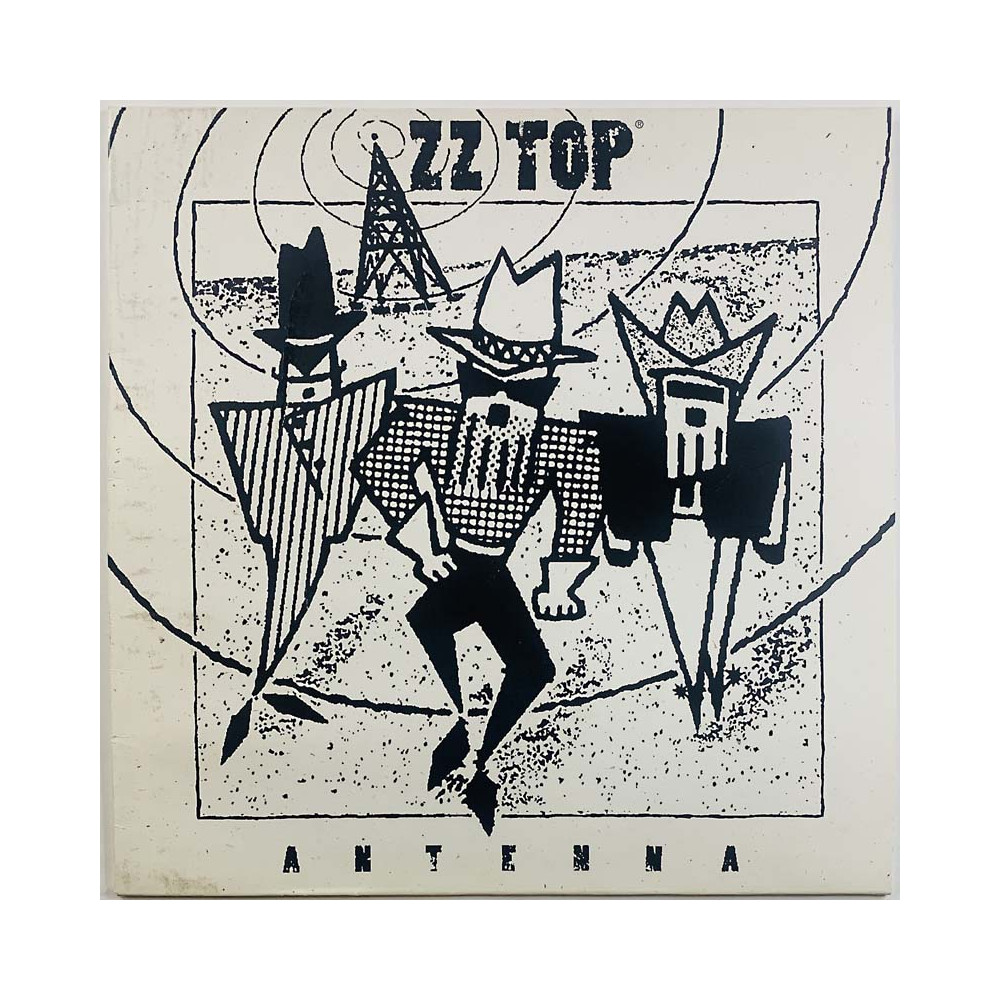 ZZ TOP LP kansi Antenna  kansi EX- levy ei levyä kansi ilman levyä