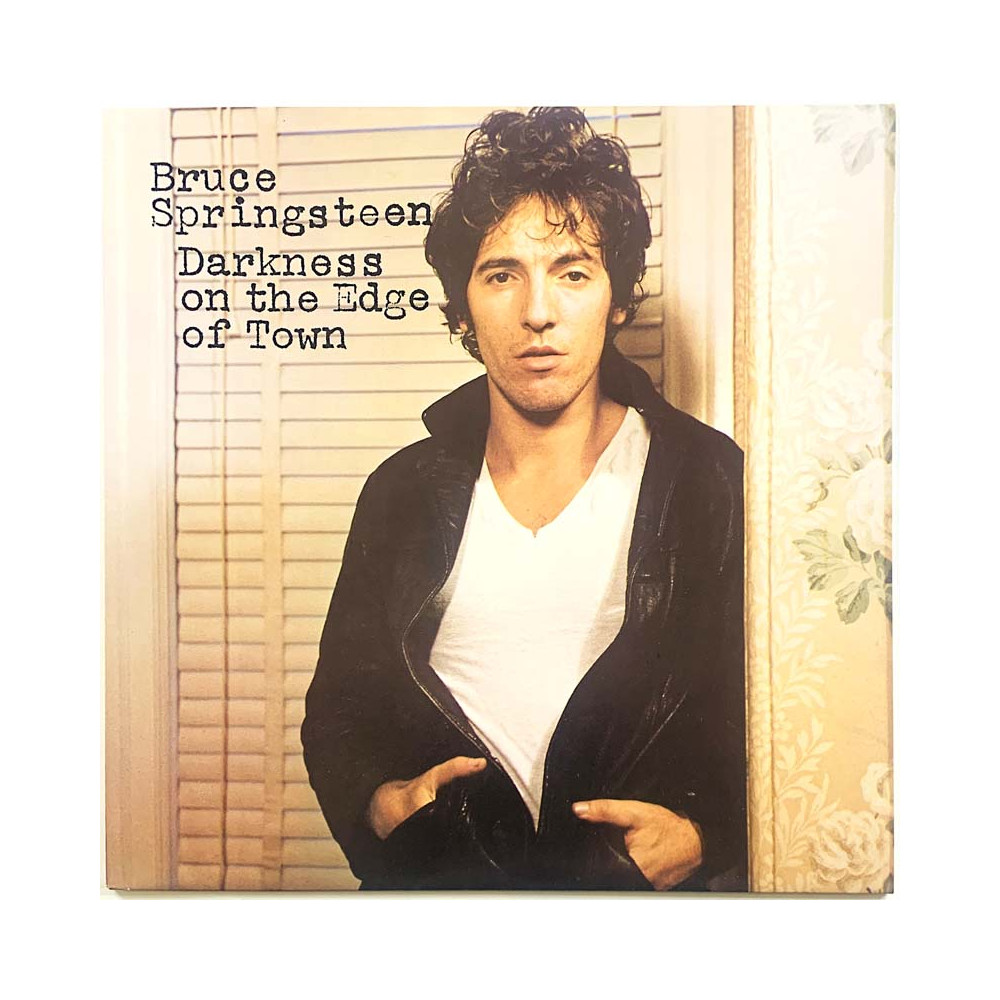 Springsteen Bruce LP kansi Darkness on the edge of town  kansi EX levy ei levyä kansi ilman levyä