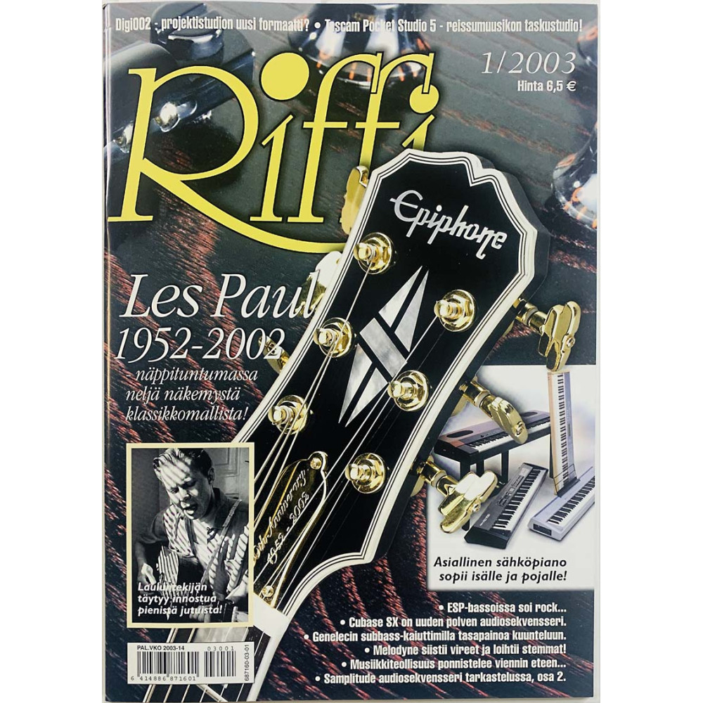 Riffi 2003 1 Les Paul 1952-2002 begagnade magazine