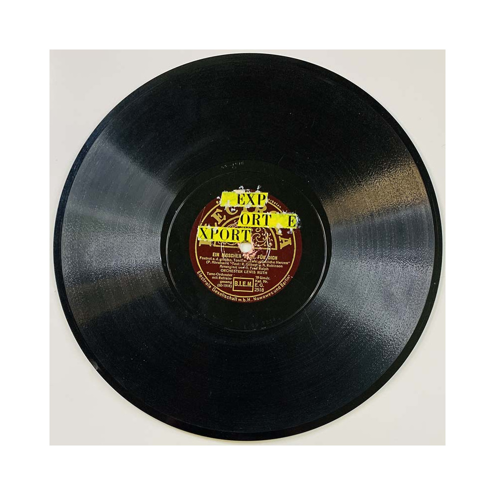 Orchester Lewis Ruth Gramofonilevy What I know about you, little Elisabeth / Ein bisscher  kansi paperikansi/muovitasku levy VG 
