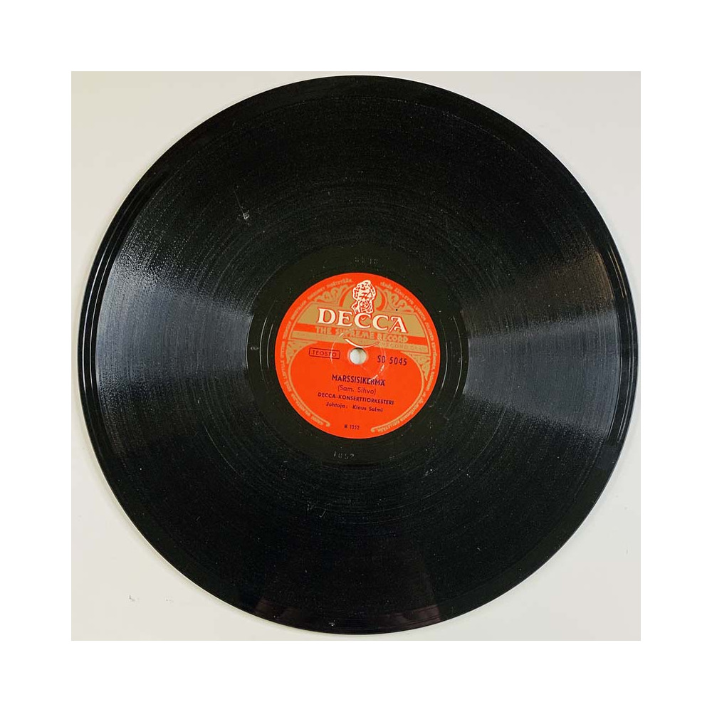 Decca-Konserttiorkesteri 1948 SD 5045 Muistoja Pohjolasta / Marssisikermä stenkaka 78-varvare