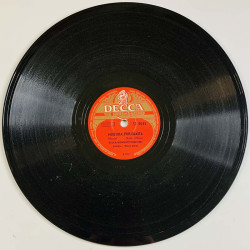 Decca-Konserttiorkesteri 1948 SD 5045 Muistoja Pohjolasta / Marssisikermä stenkaka 78-varvare
