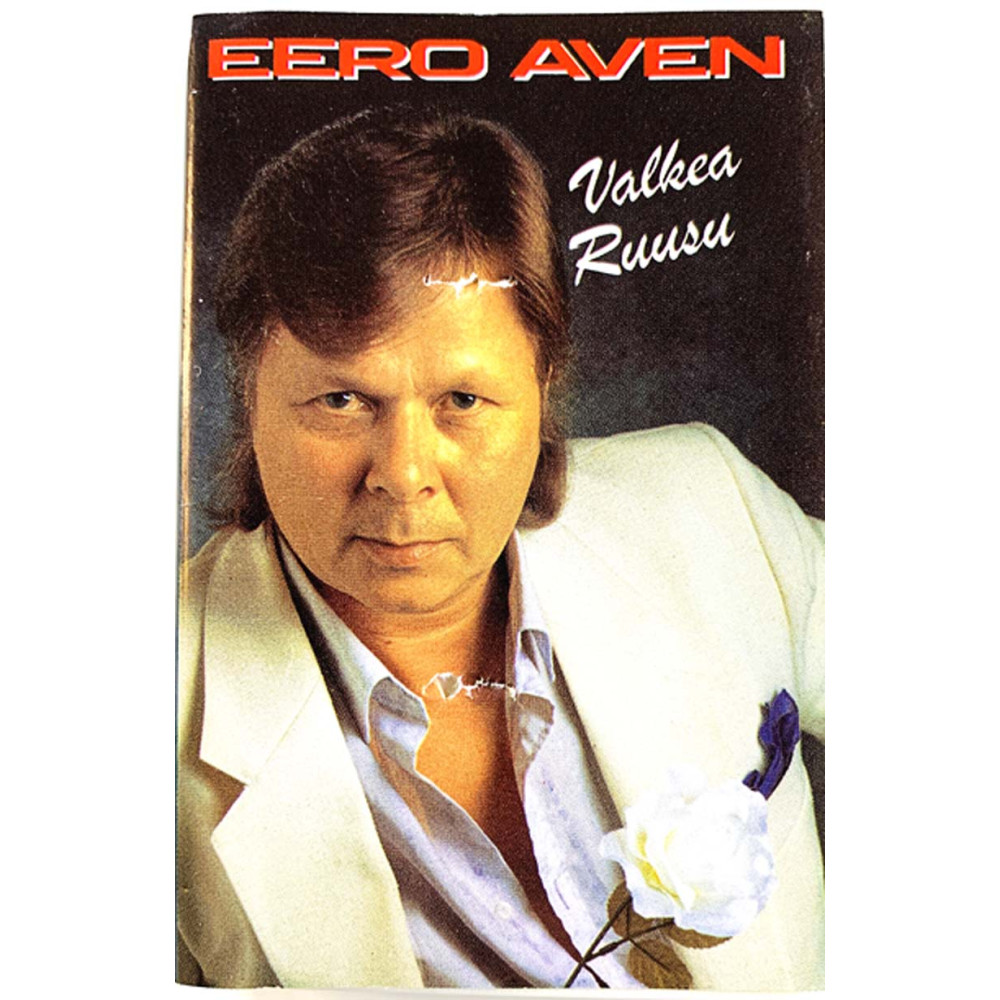Aven Eero: Valkea ruusu kansipaperi VG , musiikkikasetin kunto EX käytetty kasetti