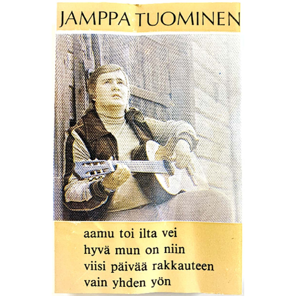 Tuominen Jamppa: Jamppa Tuominen -77 kansipaperi VG+ , musiikkikasetin kunto EX käytetty kasetti