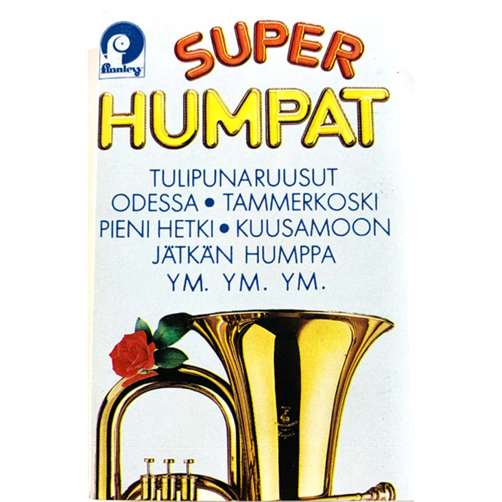 Eino Grön, Teijo Joutsela, Tulipunaruusut: Superhumpat kansipaperi EX , musiikkikasetin kunto EX käytetty kasetti