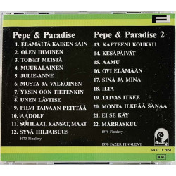 Pepe & Paradise CD Pepe & Paradise + Pepe & Paradise 2  kansi EX levy EX Käytetty CD