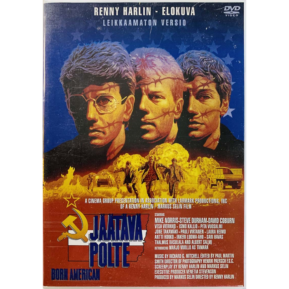 DVD - Elokuva DVD Jäätävä Polte, Renny Harlin  kansi EX levy EX Käytetty DVD