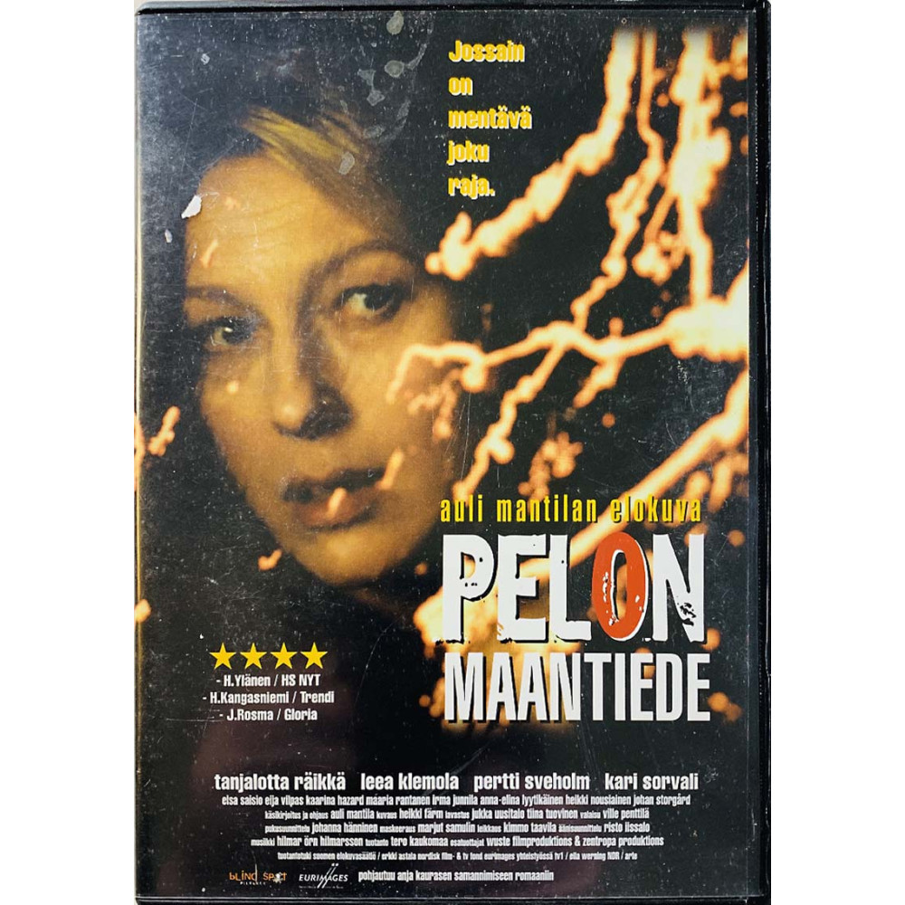 DVD - Elokuva DVD Pelon maantiede  kansi EX levy EX Käytetty DVD