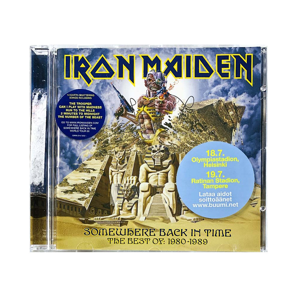 Iron Maiden CD The best of: 1980-1989  kansi EX levy EX Käytetty CD