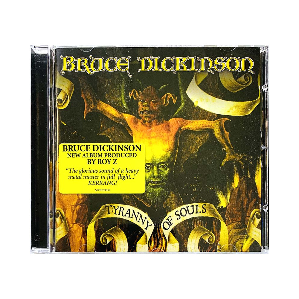 Dickinson Bruce CD Tyranny Of Souls  kansi EX levy EX Käytetty CD