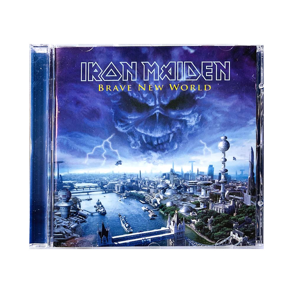 Iron Maiden CD Brave new world  kansi EX levy EX Käytetty CD