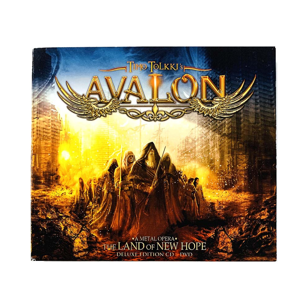 Timo Tolkki's Avalon CD The land of new hope - a metal opera CD + DVD  kansi EX levy EX Käytetty CD
