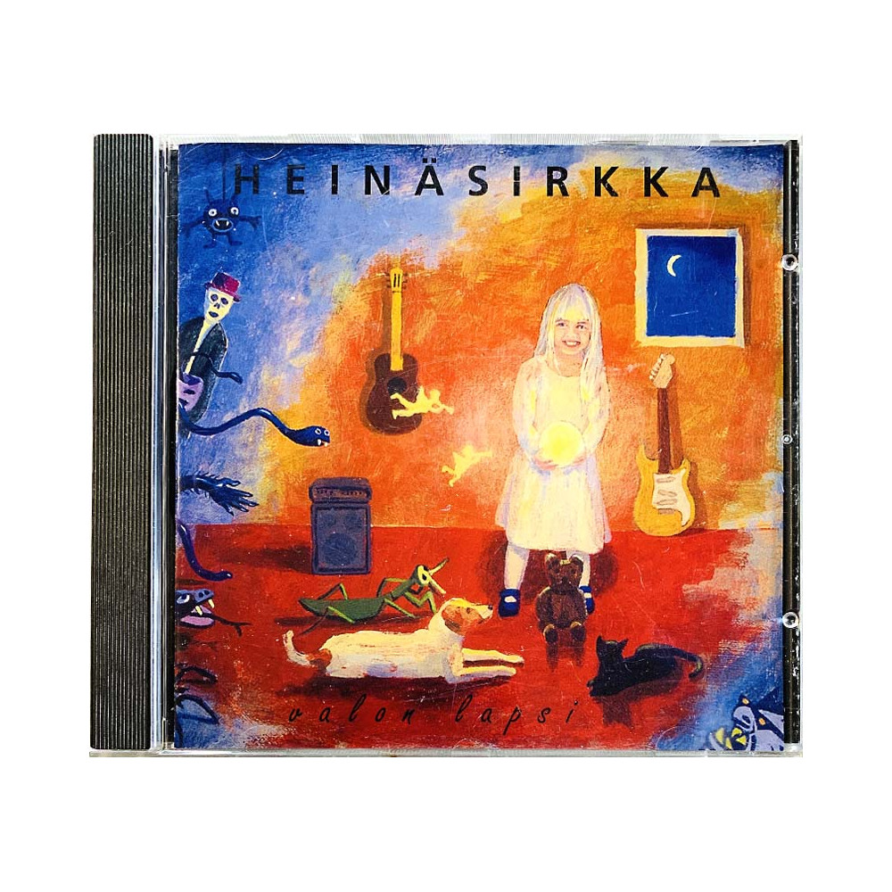Heinäsirkka CD Valon lapsi  kansi EX levy EX Käytetty CD
