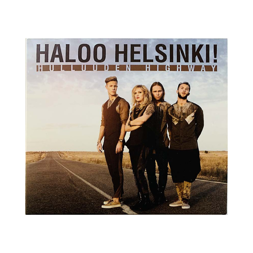 Haloo Helsinki! CD Hulluuden highway  kansi EX levy EX Käytetty CD