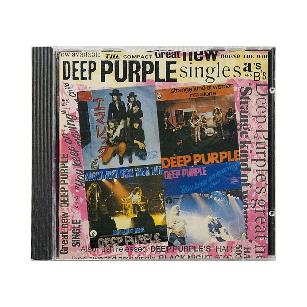 Deep Purple CD Singles A's & B's  kansi EX levy VG+ Käytetty CD
