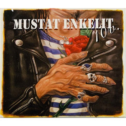 Mustat Enkelit CD 10v.  kansi EX levy EX Käytetty CD
