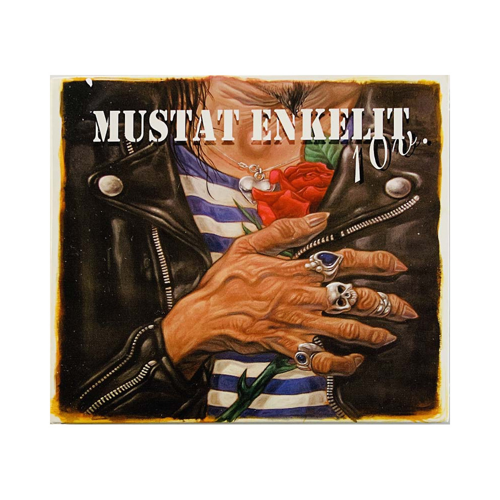 Mustat Enkelit CD 10v.  kansi EX levy EX Käytetty CD