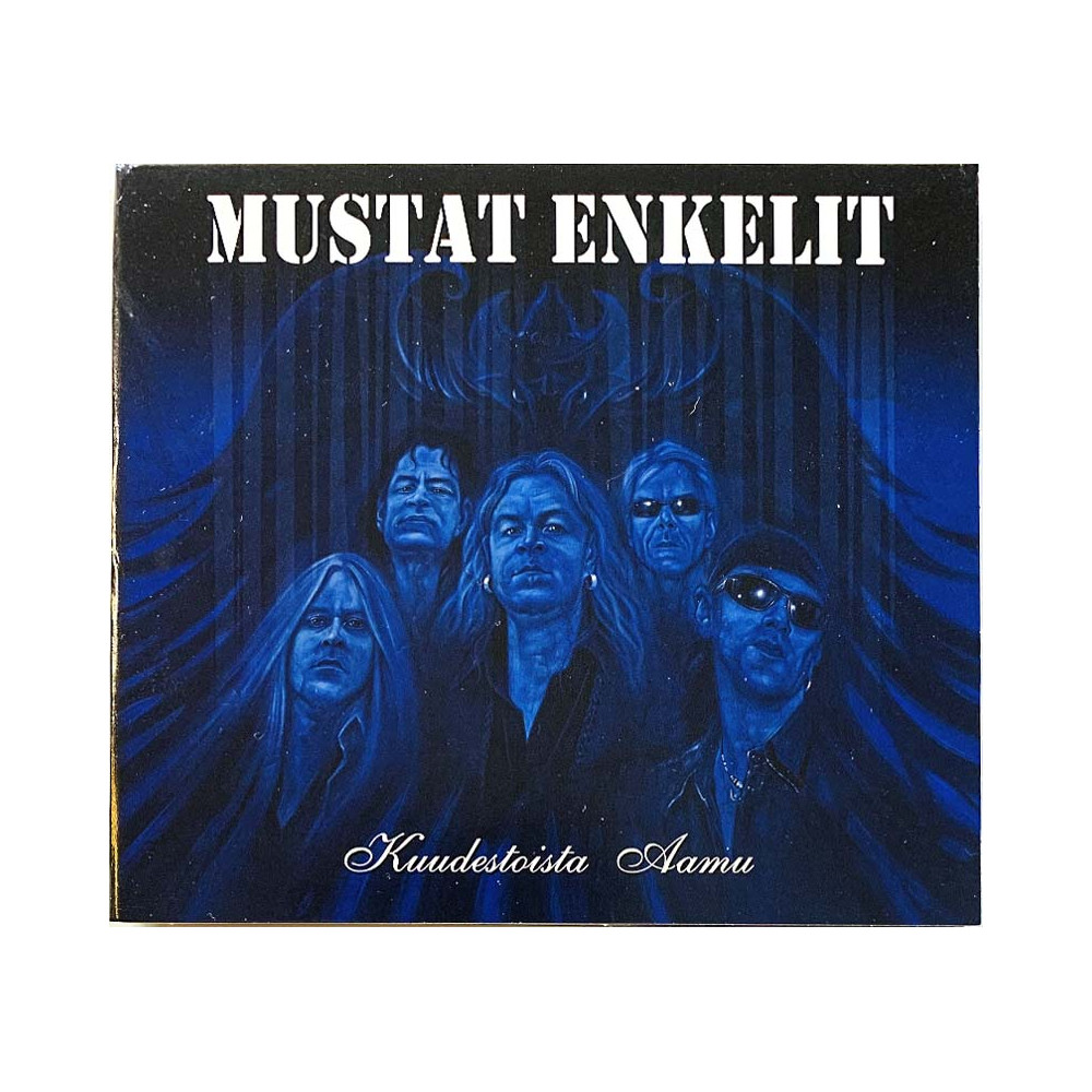 Mustat Enkelit CD Kuudestoista aamu  kansi EX levy EX Käytetty CD