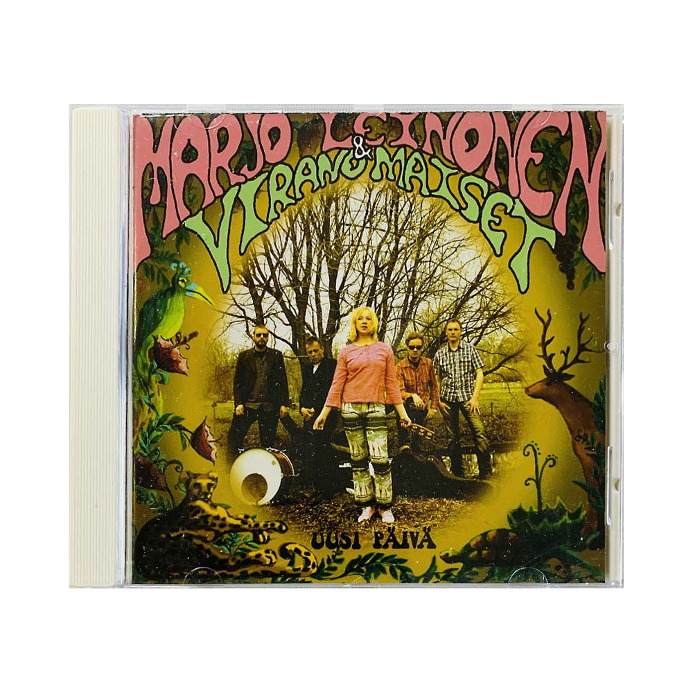 Marjo Leinonen & Viranomaiset CD Uusi päivä  kansi EX levy EX Käytetty CD