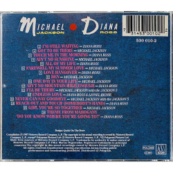 Jackson Michael / Diana Ross CD Love songs  kansi EX levy EX Käytetty CD