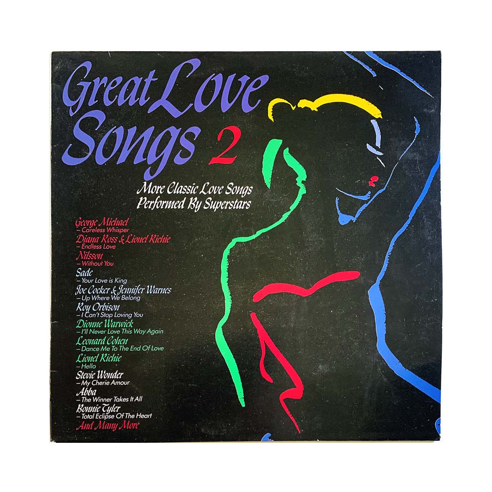 George Michael, Sade, Abba, Leonard Cohen 1989 CBS 465994 1 Great love songs vol. 2 2LP Begagnat LP